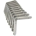 thumbnail image 1 of TEJATAN - Corner Brace Set (Also Know as - L Bracket, Angle Brackets, Right Angle Bracket, Angle Brace, Metal Angle Brackets, Angle Brackets, Angle Support Brackets) (2.5 in X 2.5 in (10 Pack)), 1 of 1