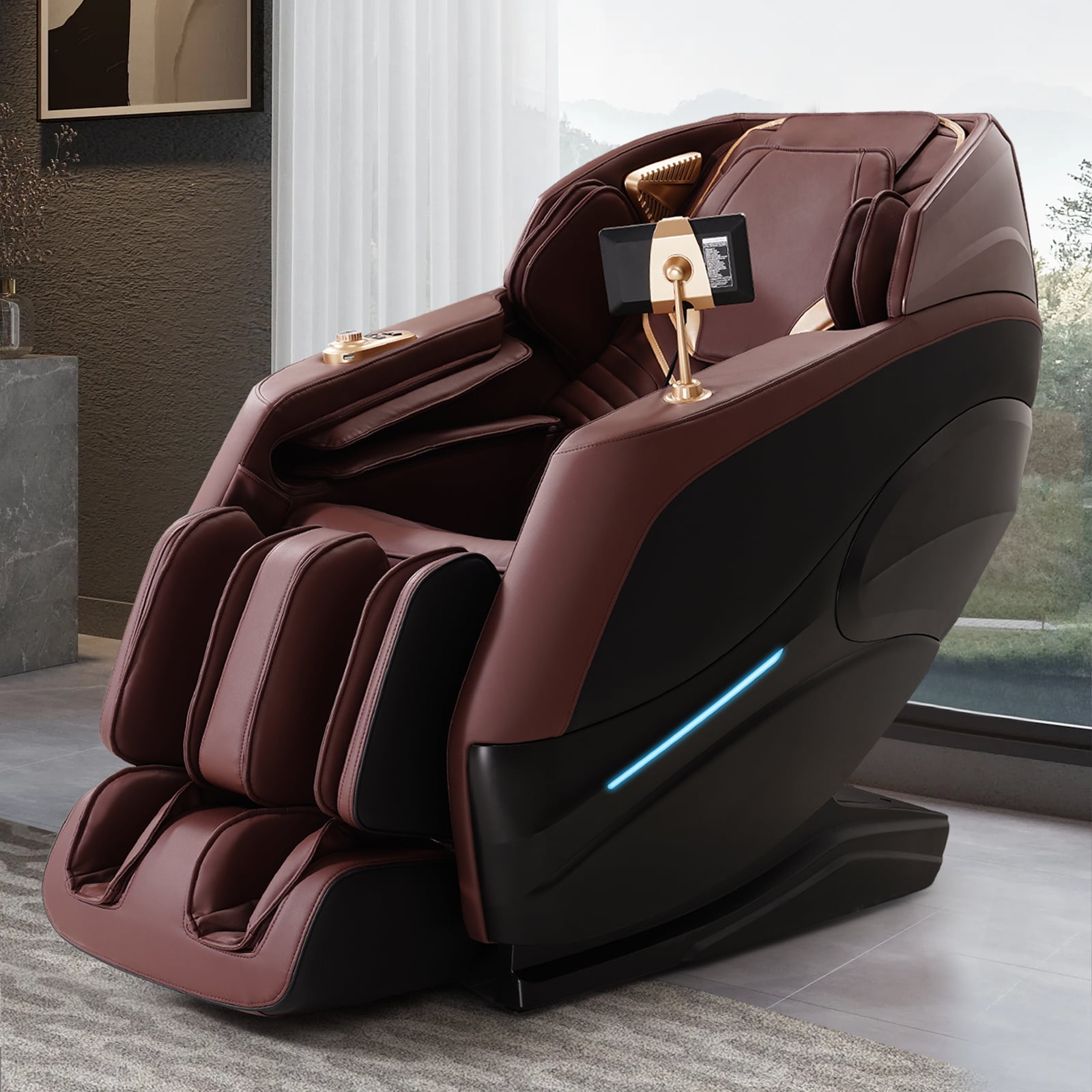 TEKAMON 4D Full Body Massage Chairs SL Track Zero Gravity Shiatsu ...