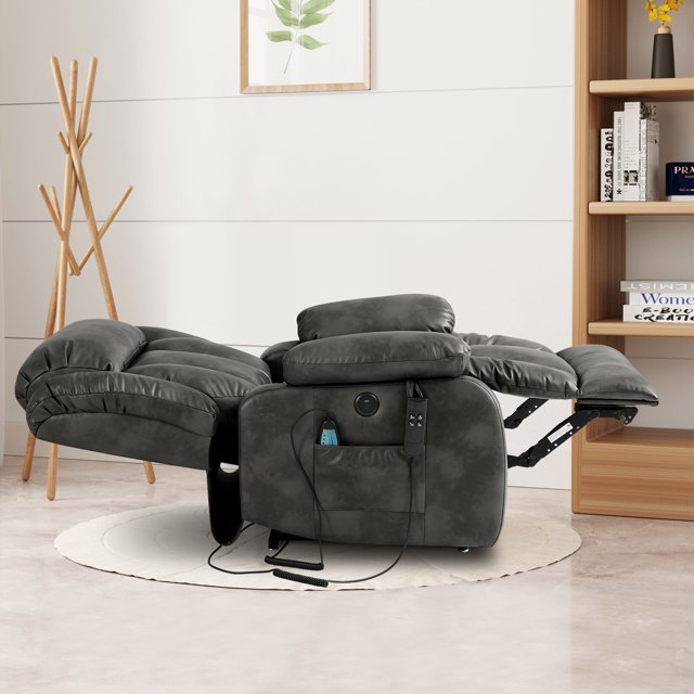 TEKAMON Infinite Position Lift Recliner Chair for Elderly with Heat and