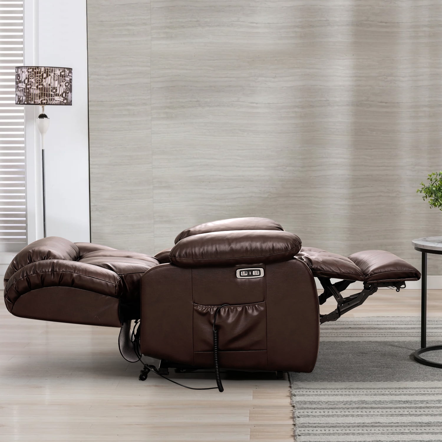 Power Lift Assist Recliner Chair With Heated And Massage, Position Lock