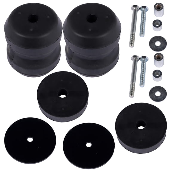 TEKKOAUTO Overloads Overload Springs Helper Load Support for GMC Sierra Chevy Silverado 2019-2025
