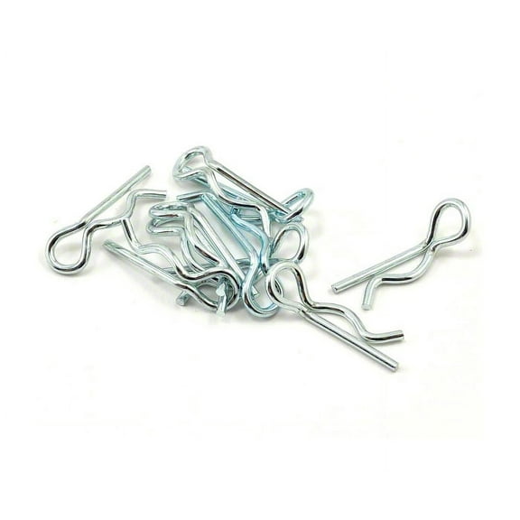 TEKNO RC LLC Body Clips angled 10pcs TKR1235 Elec Car/Truck Replacement Parts