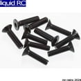 thumbnail image 1 of TEKNO RC LLC Flat Head Screw M4x15mm Black EB48 10 TKR1346 Elec Car/Truck Replacement Parts, 1 of 2