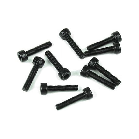 Tekno RC 1528 M3x18mm Cap Head Screws- Black 10pcs