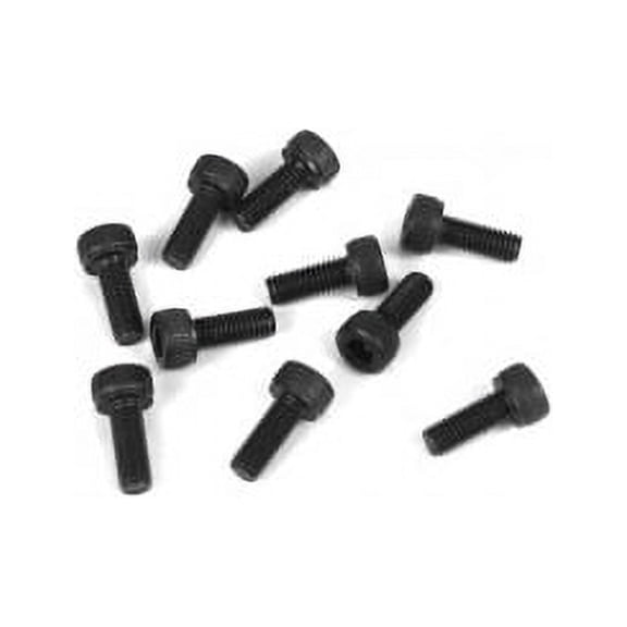 TEKNO RC LLC M3x8mm Cap Head Screws- Black 10pcs TKR1522 Electric Car/Truck Option Parts