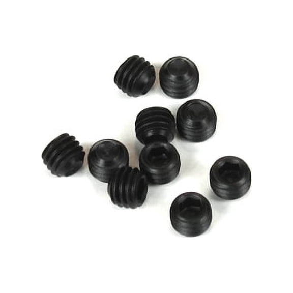 TEKNO RC LLC M5x4mm Set Screws- Black 10pcs TKR1603 Electric Car/Truck Option Parts