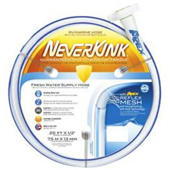 TEKNOR APEX 760225 Fresh Water Hose - 0.5 In. x 25 Ft.