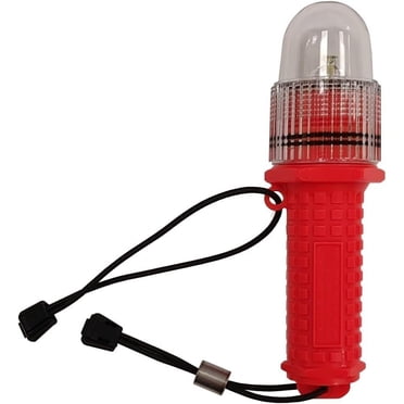 Electronic Marine Flare & Strobe Light - Solar Powered Waterproof Boat Distress Signal