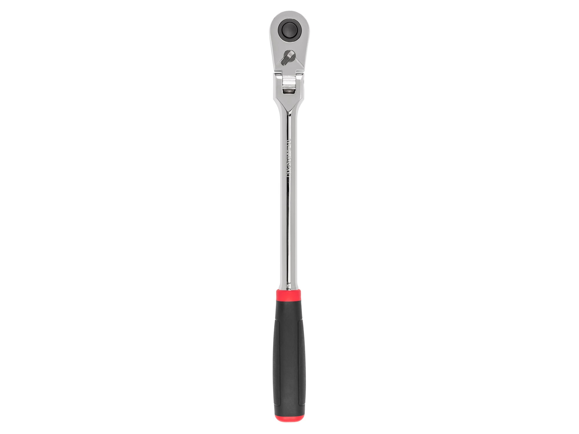TEKTON 1/2 Inch Drive x 14 Inch Flex Head Quick-Release Comfort Grip Long Ratchet | SRH32214