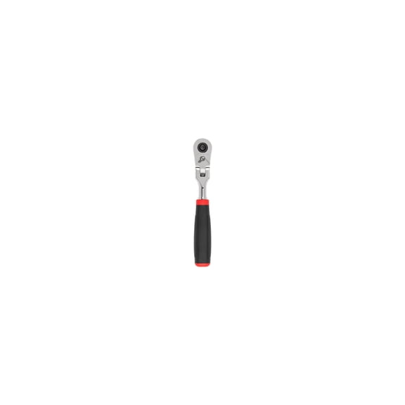 TEKTON 1/4 Inch Drive x 6 Inch Flex Head Quick-Release Comfort Grip Ratchet | SRH32006