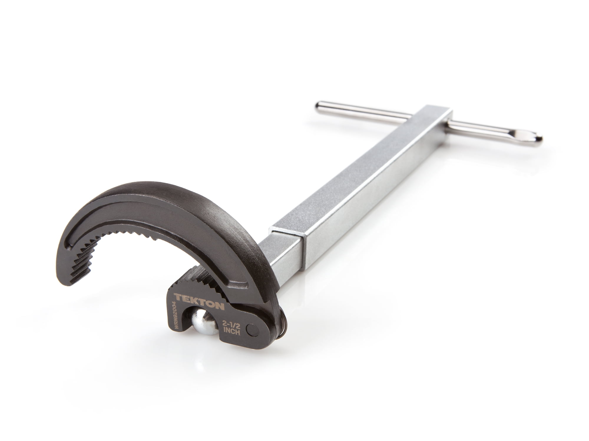 Telescoping Chrome Basin Wrench with Self-Adjusting Jaw