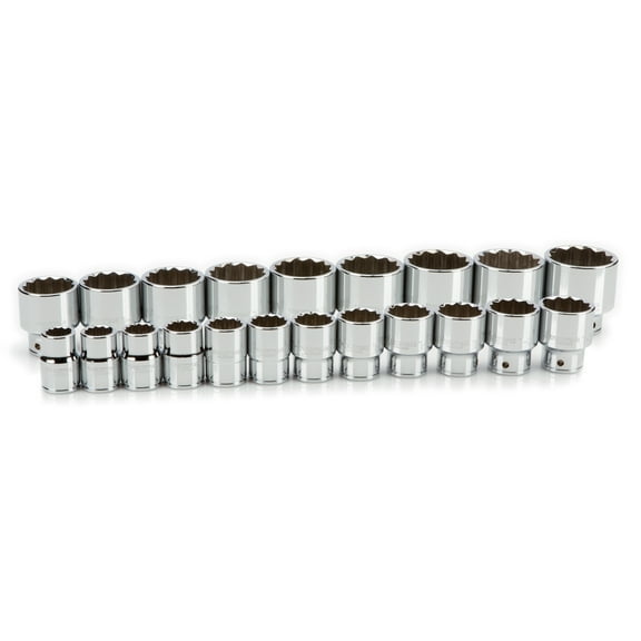 TEKTON 3/4 Inch Drive 12-Point Socket Set, 21-Piece (3/4-2 in.) | SHD93015