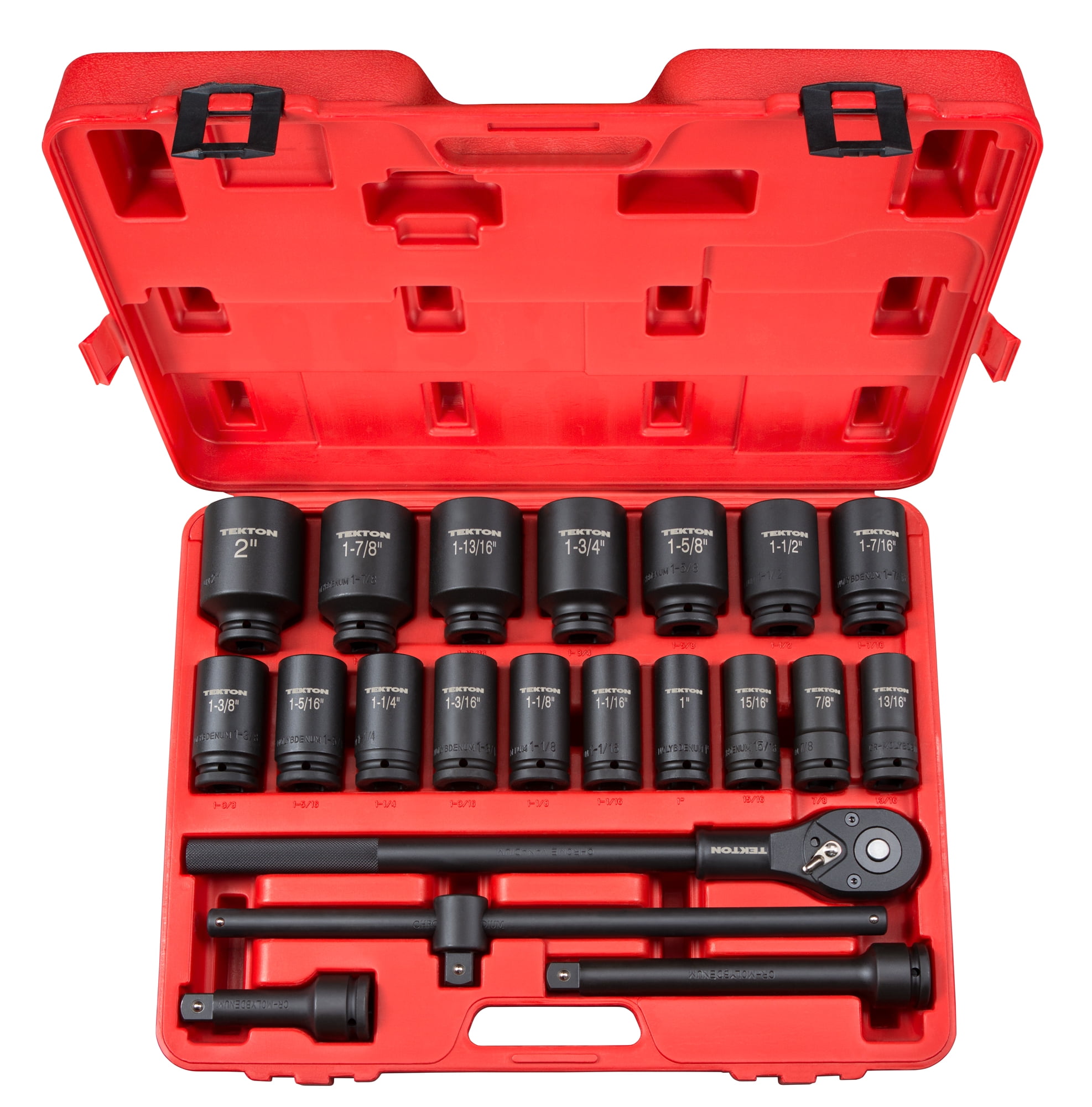 TEKTON 3/4 Inch Drive Deep 6-Point Impact Socket Set, 22-Piece (7/8-2 in.) | 48995 Sansujyuku sansujyuku.com