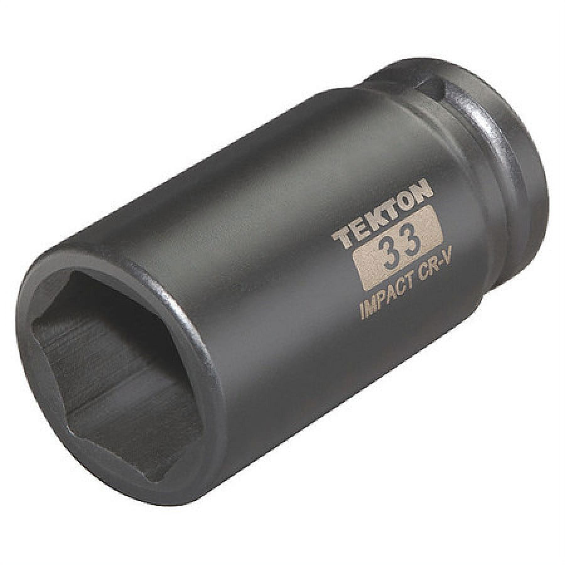 TEKTON 3/4 Inch Drive x 33 mm Deep 6Point Impact Socket 4933