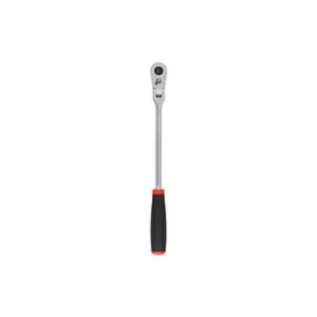 TEKTON 3/8 Inch Drive x 12 Inch Flex Head Quick-Release Comfort Grip Long Ratchet | SRH32112