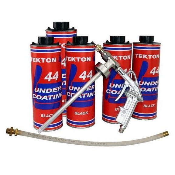 TEKTON 44 Black Undercoating Kit 5 Liters with Spray Gun BONUS Wand