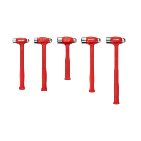 TEKTON Ball Peen Dead Blow Hammer Set, 5-Piece (26, 36, 43, 47, 50 oz.) | HDB95003