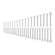 TEKTON Combination Wrench Set, 46-Piece 1/4 - 1-1/4 in., 6-32 mm | WCB90301
