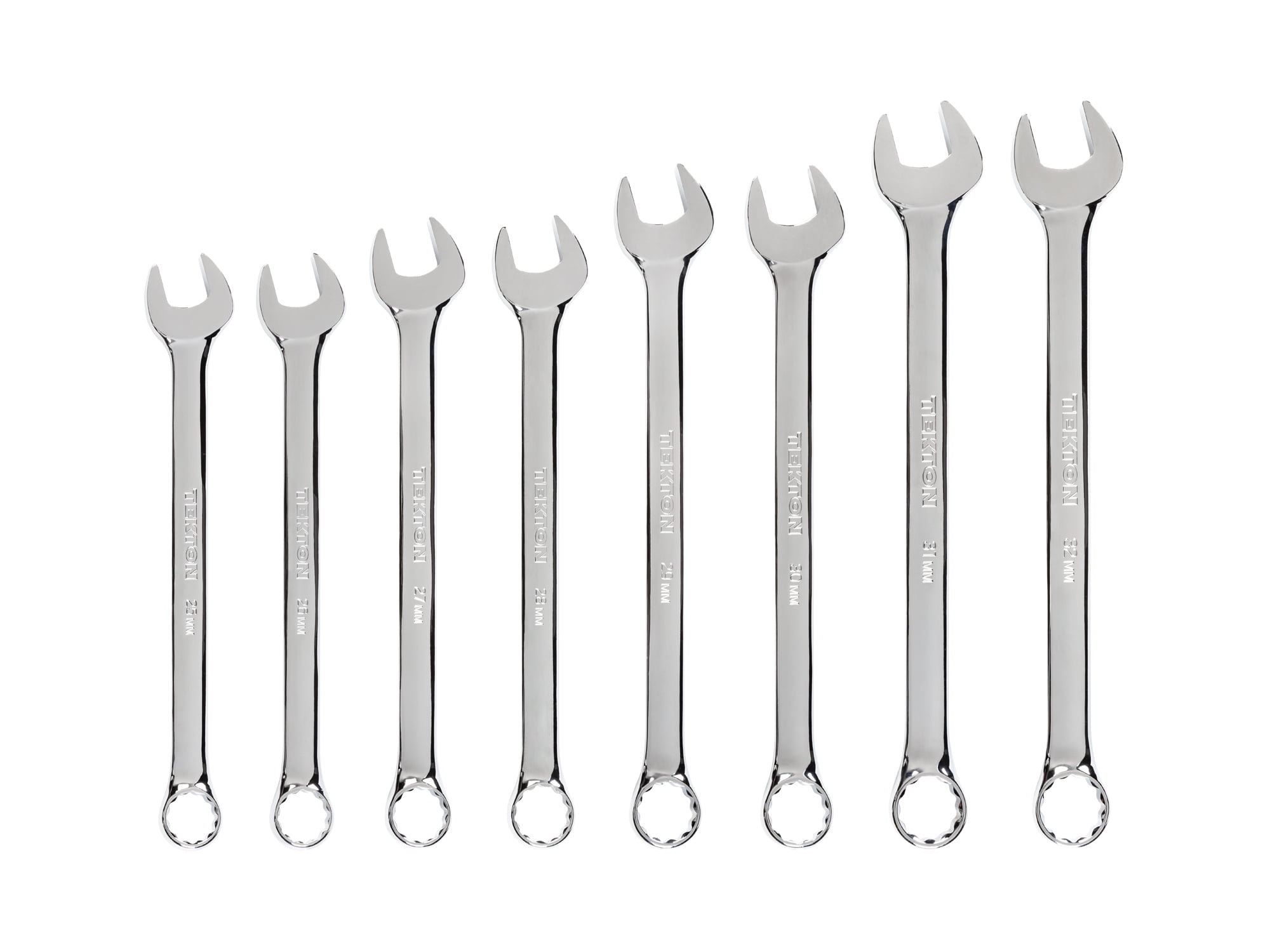 TEKTON Combination Wrench Set, 8-Piece (25-32 mm) | WCB90203