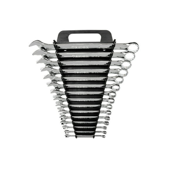 TEKTON Combination Wrench Set with Holder, 15-Piece (1/4 - 1 in.) | 18772