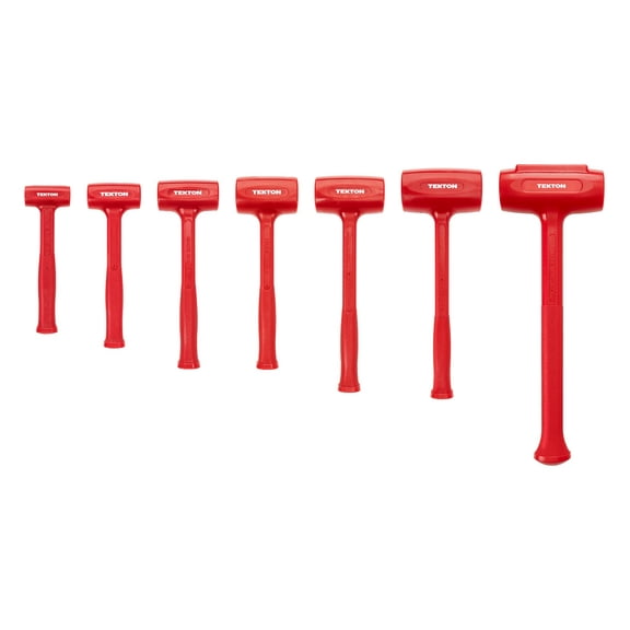 TEKTON Dead Blow Hammer Set, 7-Piece (13, 21, 26, 39, 45, 53, 88 oz.) | HDB93003