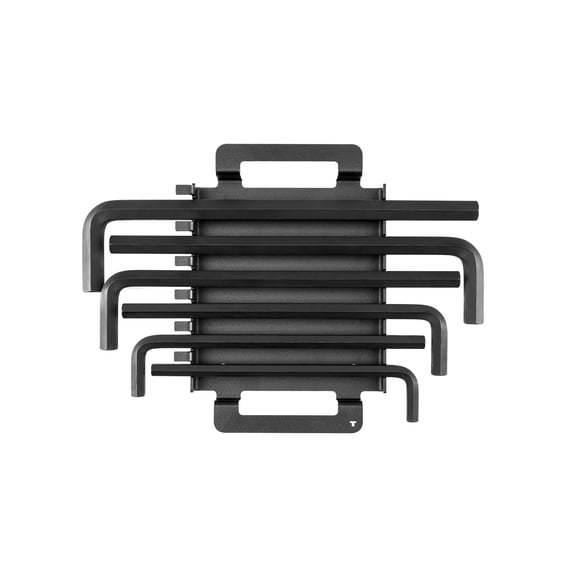 TEKTON Flat End Hex L-Key Set with Rack, 6-Piece (7/16 - 3/4 in.) | KLX92101