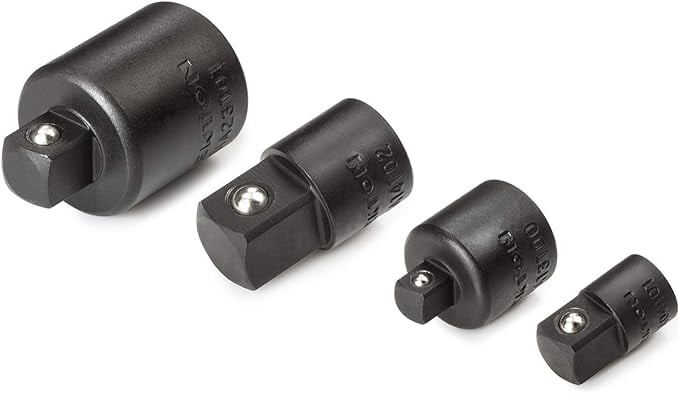 TEKTON Impact Adapter/Reducer Set, 4-Piece (1/4, 3/8, 1/2 in ...