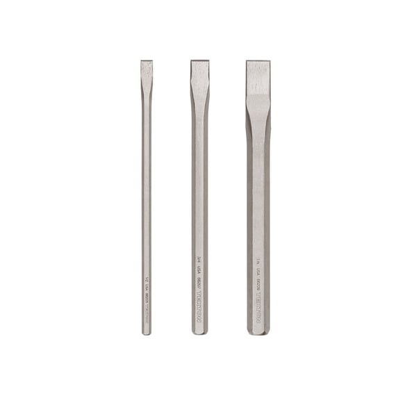 TEKTON Long Cold Chisel Set, 3-Piece (1/2, 3/4, 1 in.) | 66506