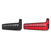 TEKTON Stubby Combination Wrench Set with Pouches, 25-Piece 1/4-3/4 in., 6-19 mm | WCB94403