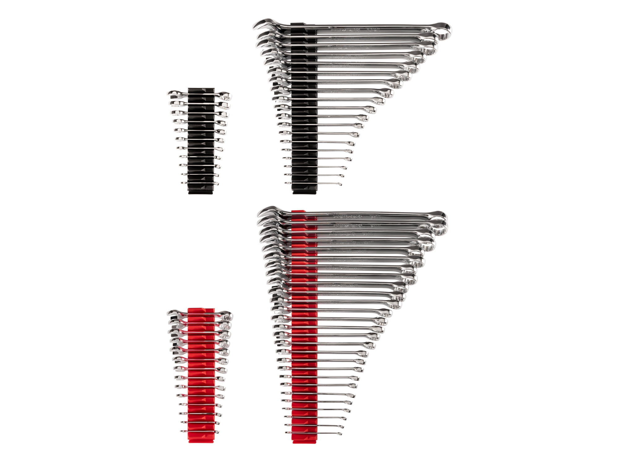 TEKTON Small Modular Wrench Organizer | Customizable Tool Drawer Tray For Wrenches | Made In USA - Black