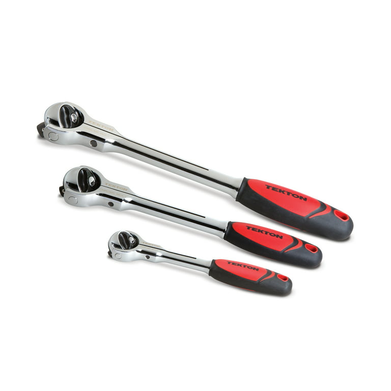 Tekton OSC30202 1/2 in. Drive Side Mount Ratchet and Extension Holder Set (2-Piece)