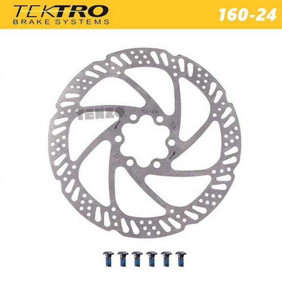TEKTRO Bike Disc Brake Rotor TR160/180 6 Bolt with Bolts Included US Stock