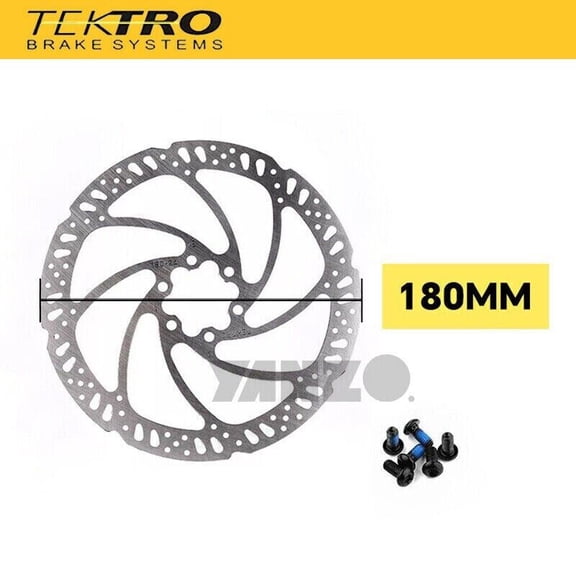 TEKTRO Bike Disc Brake Rotor TR160/180 6 Bolt with Bolts Included US Stock