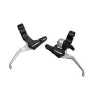 TEKTRO CL525-RS+CL520-RS MTB BMX HYBRID Brake Lever With Bell, Silver #MH1871