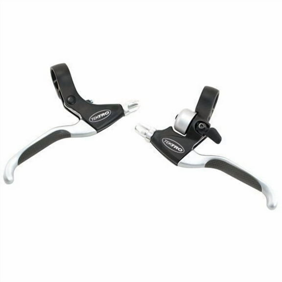 TEKTRO CL535-RT+CL530-RS MTB BMX HYBRID Brake Lever With Bell,Black/Silver #ST1495