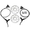 thumbnail image 1 of TEKTRO HD-R280 Flat Mount Hydraulic Disc Brake Set Dual Piston , For Road #MH2597, 1 of 6