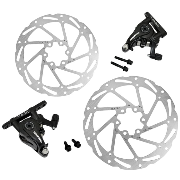 TEKTRO MD-C550 Road Flat Mount Mechancial Disc Brake Set 160mm Rotors (F+R) #MH1849