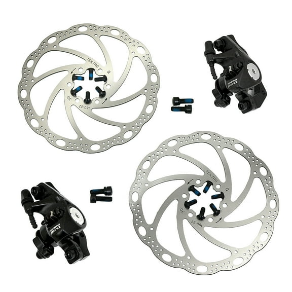 TEKTRO MIRA MD-C400 Cyclocross CX Road Mechancial Disc Brake Set (F+R) , Black #MH2786