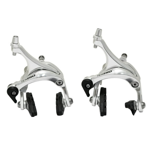TEKTRO R326 Road Bike Dual Pivot Caliper Brake Set (Front + Rear) , Silver #MH2651