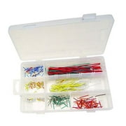TEKTRUM 350 PIECES PRE-FORMED SOLID MALE-TO-MALE BREADBOARD JUMPER WIRE KIT