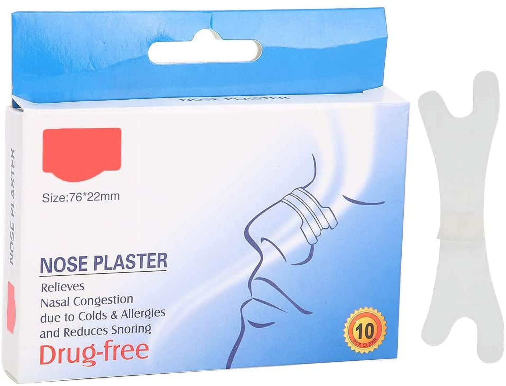 TEL 50pcs Nasal Strips Congestion Relief AntiSnoring Sleeping Nose