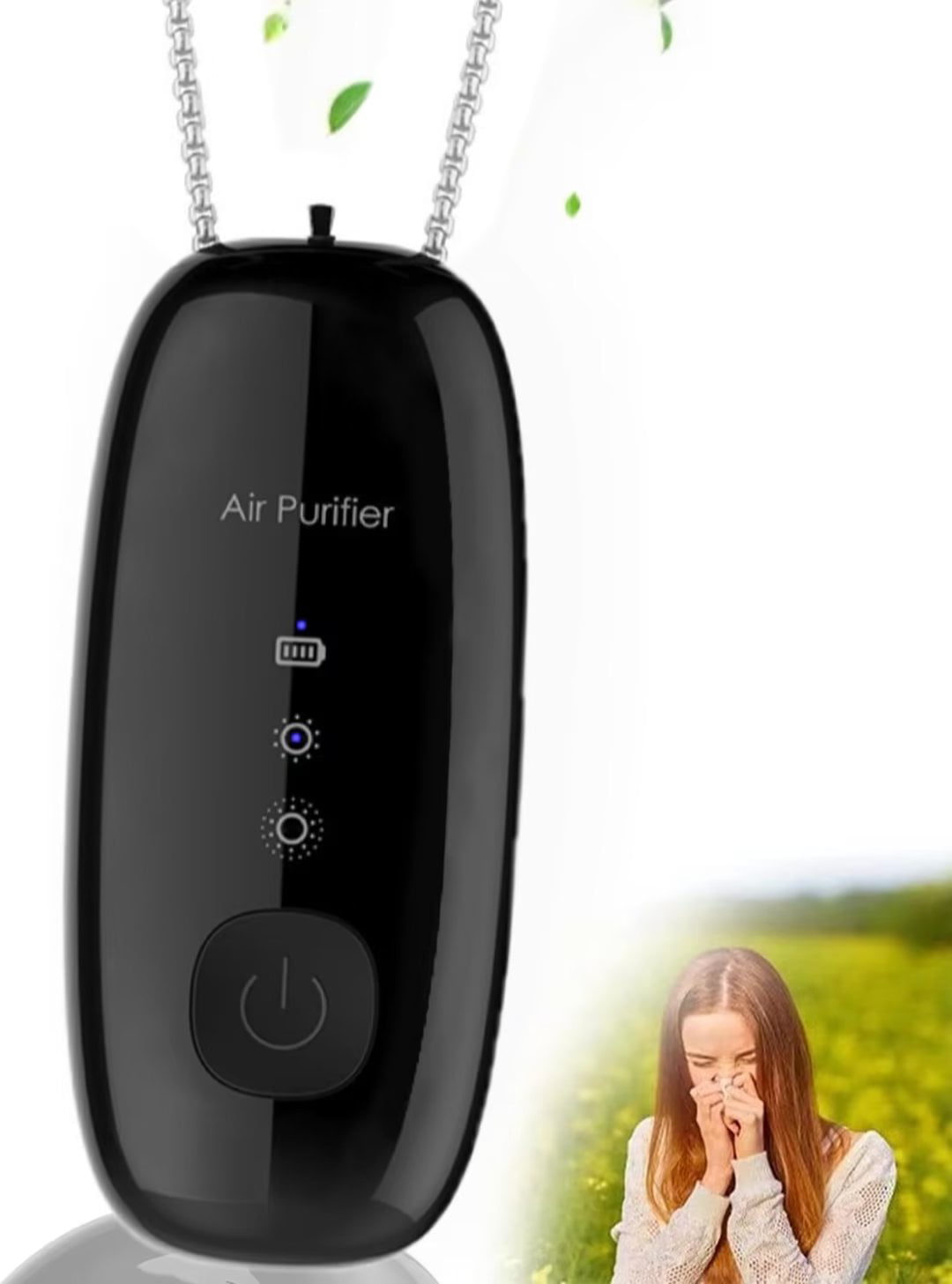 TEL Portable Air Purifier Necklace,Personal Small Air Purifiers,No ...