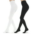 thumbnail image 1 of TEL0LY Tights for Women,Winter Pantyhose for Women,Under Dress Nylons Stockings,Sizes in Regular,2 Pairs, 1 of 6