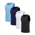 thumbnail image 1 of TELALEO 4 Pack Men's Quick Dry Tank Tops Breathable Sleeveless Muscle Shirts for Active Men, Size 2XL, 1 of 7