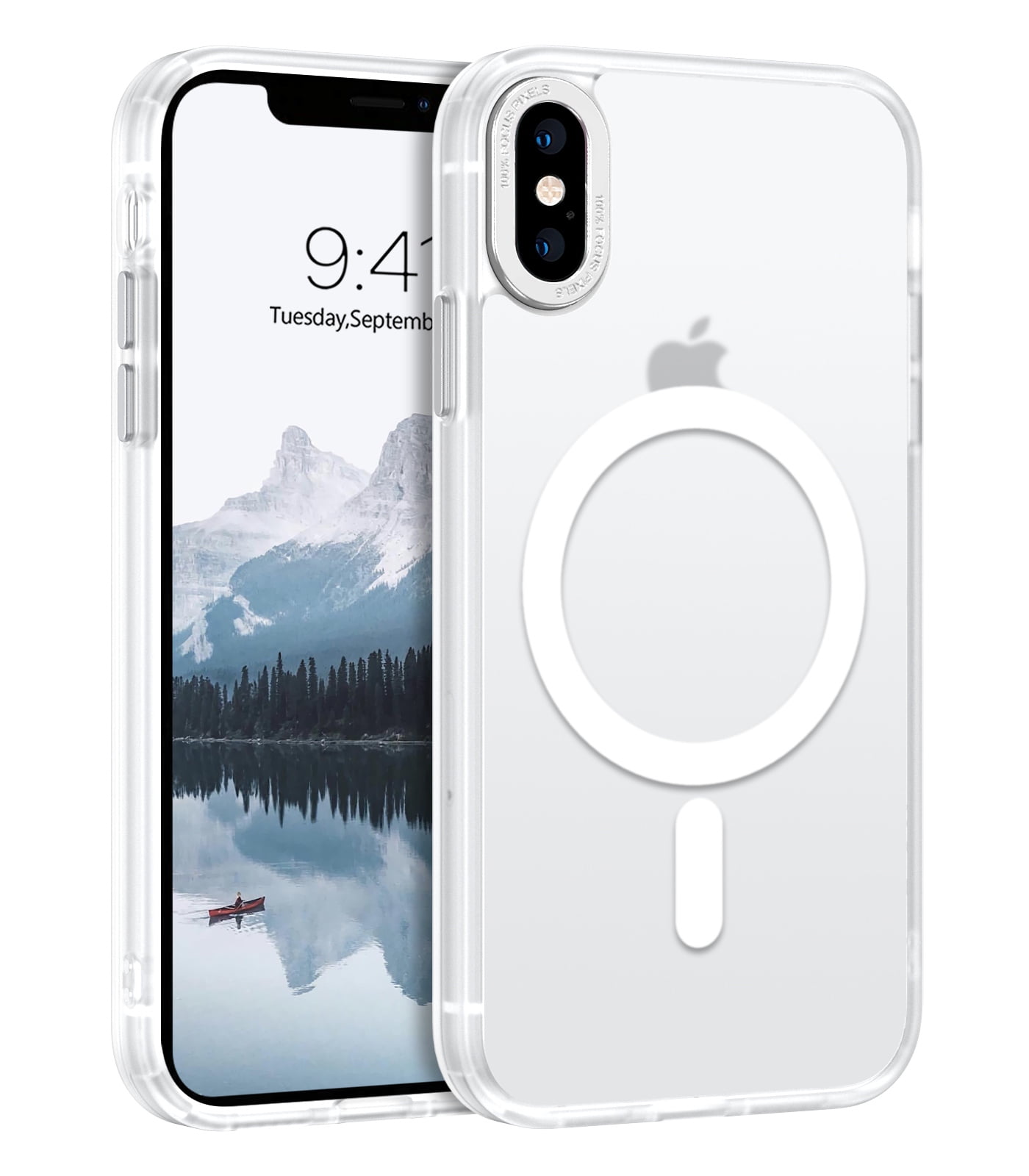 Telaso For IPhone Xs Max Case, IPhone Xs Max Phone Case Compatible With Magsafe Wireless Charging Translucent Matte Slim Anti-Scratch Non-Slip Military Grade Magnetic IPhone Xs Max Case, Hot Pink - View #11