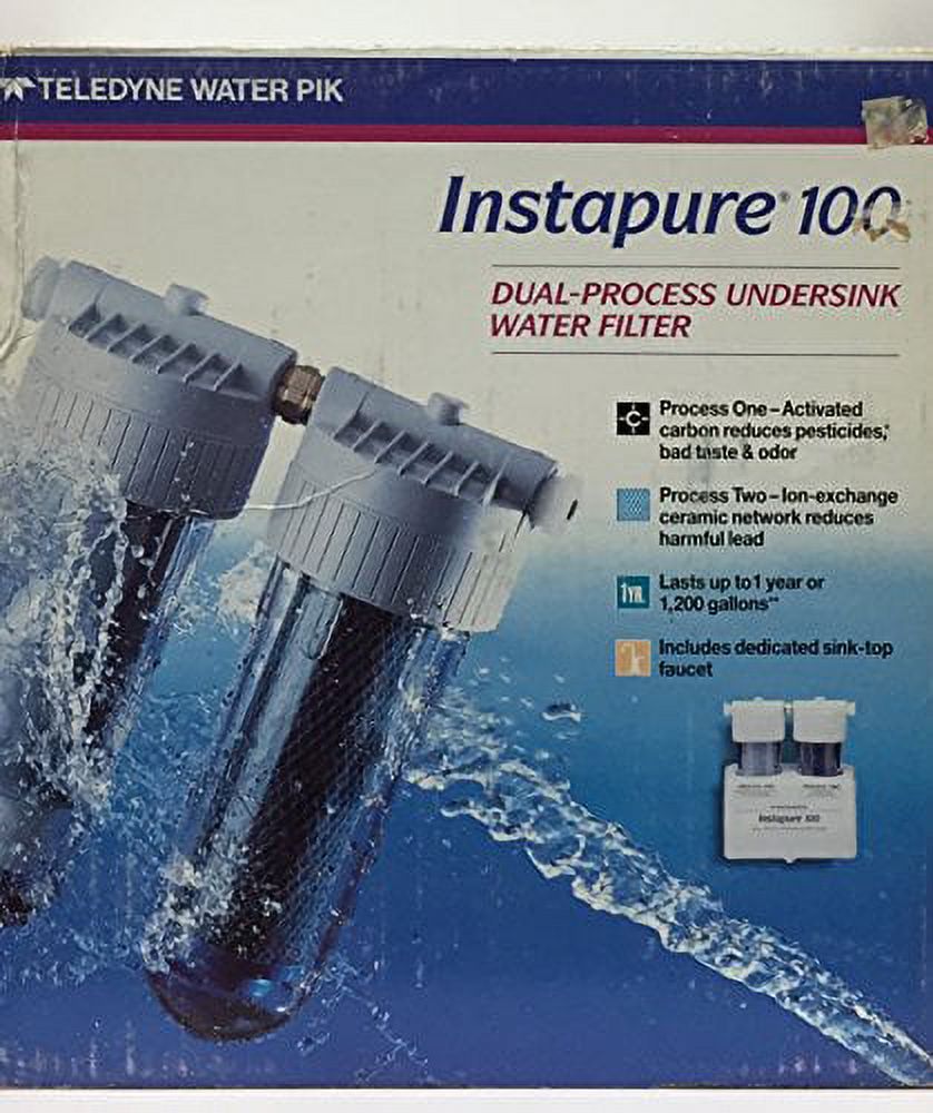 TELEDYNE WATER PIK INSTAPURE 100 DUALPROCESS UNDERSINK WATER FILTER