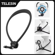 TELESIN Action Camera Neck Mount SE 2.0, 90  Rotation POV Holder with Chest Strap, Compatible with GoPro Hero 13/12/11, DJI Action 5 Pro, Insta360