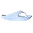 thumbnail image 1 of TELIC Adult Unisex Energy Flip Flops, Color: Snow White/Silver, Size: S (100-84-S), 1 of 5
