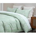 thumbnail image 1 of TELIZ Comforter Sets King 3 Pieces Botanical Branches Bedding Sets Floral Printed Bed Sets,Green, 1 of 6