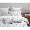 thumbnail image 1 of TELIZ Comforter Sets King 3 Pieces Botanical Branches Bedding Sets Floral Printed Bed Sets,White, 1 of 6